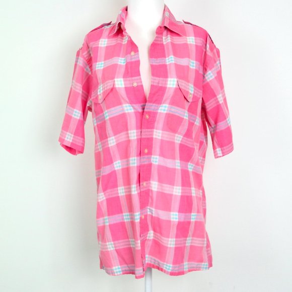 Dior Other - DIOR Casual Plaid Top